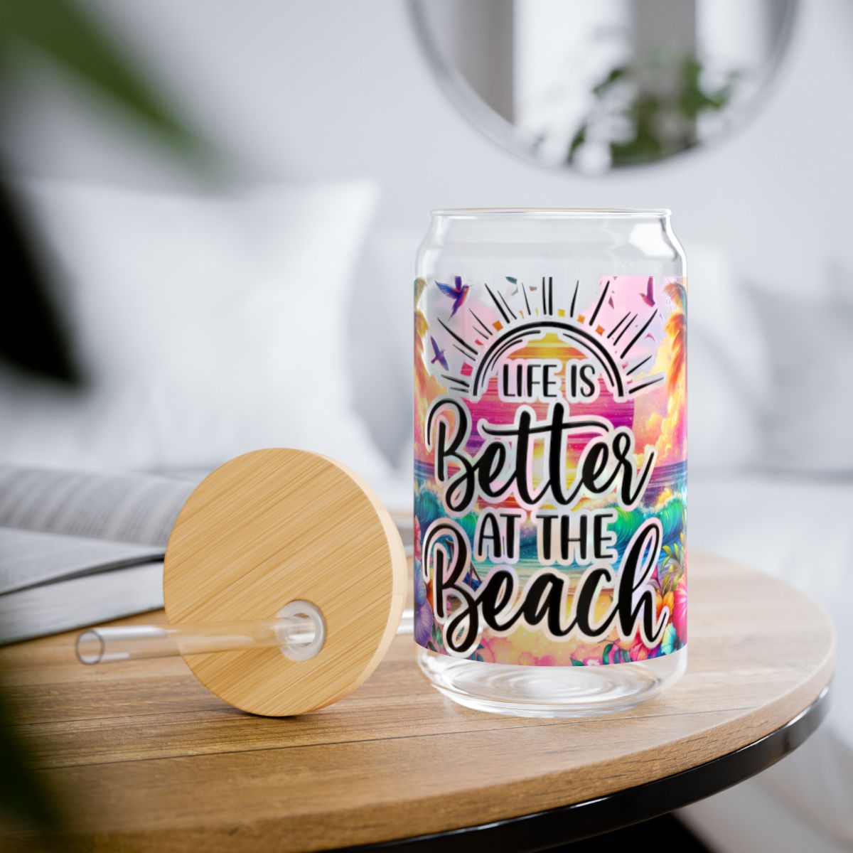 "Life Is Better at the Beach" 16oz Sipping Tumbler