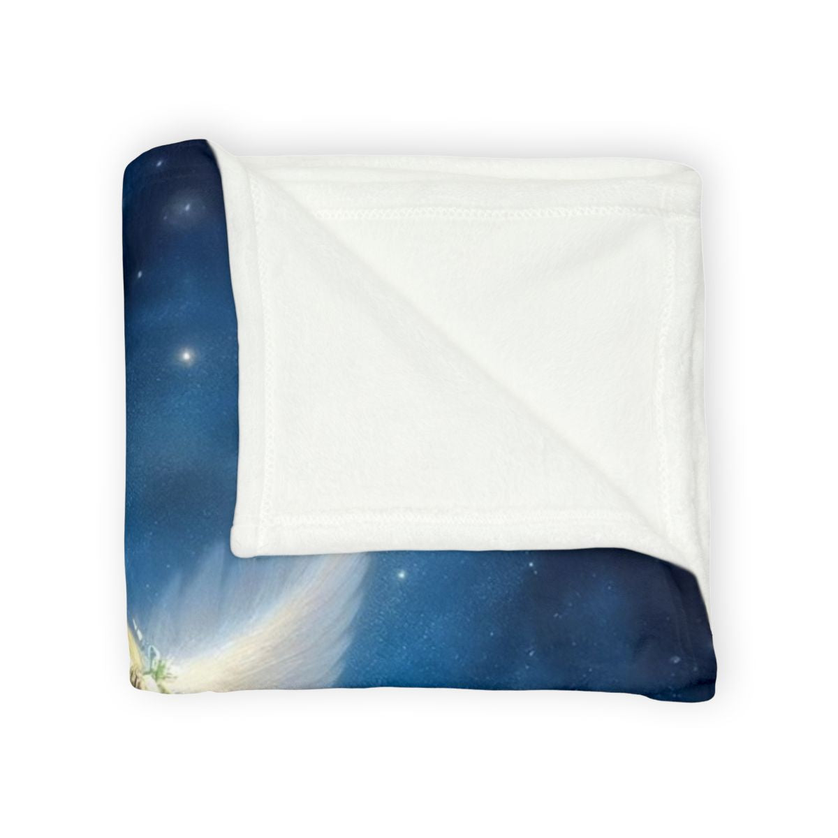 Angel With Child Plush Blanket w/Matching Tote Bag