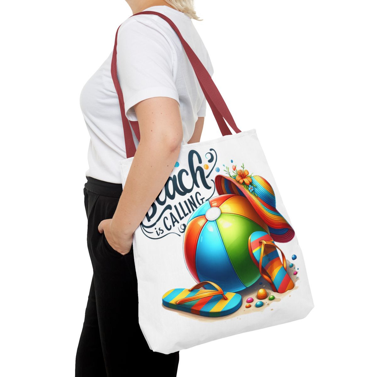 Beach is Calling Tote Bag