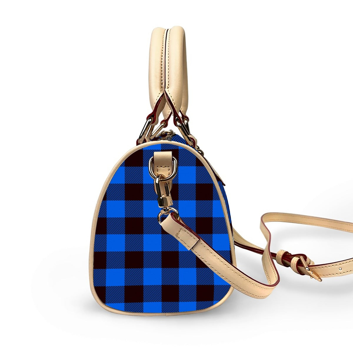 Blue Plaid Handbag