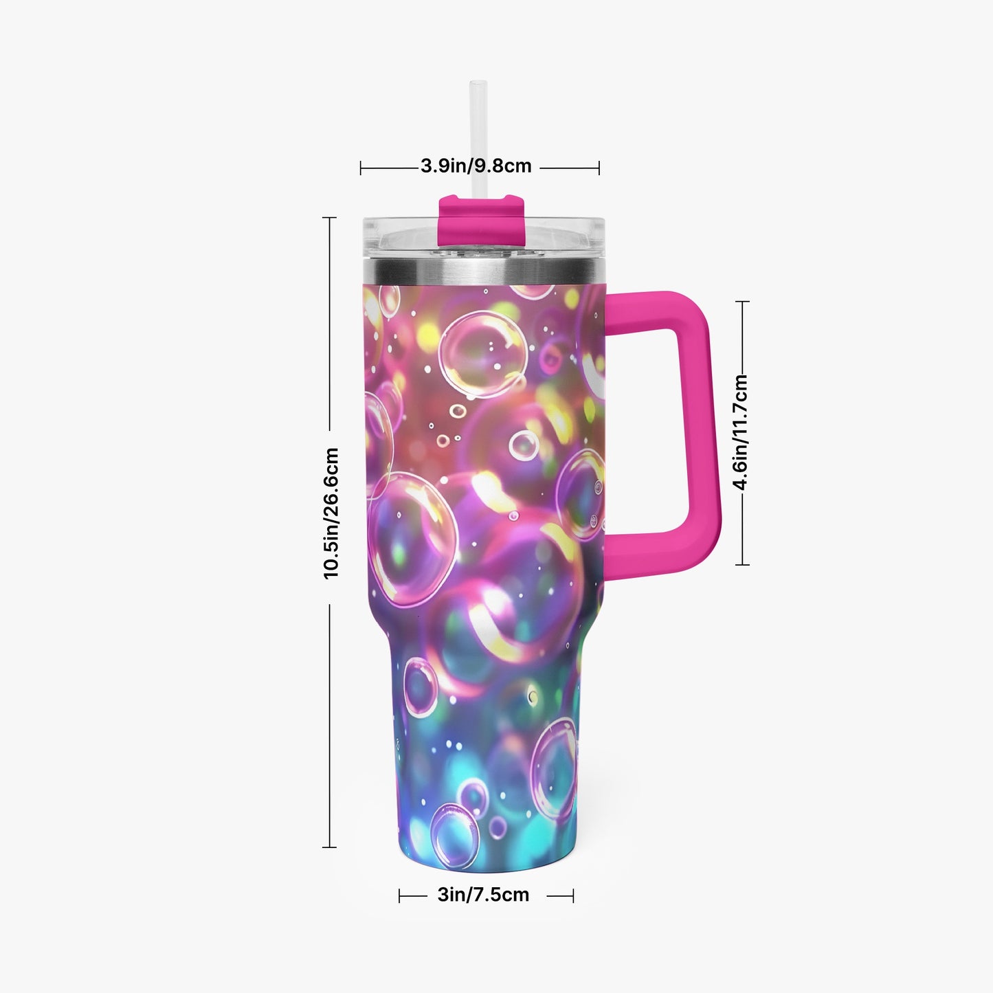 Bubbles 40oz Insulated Tumbler Cup