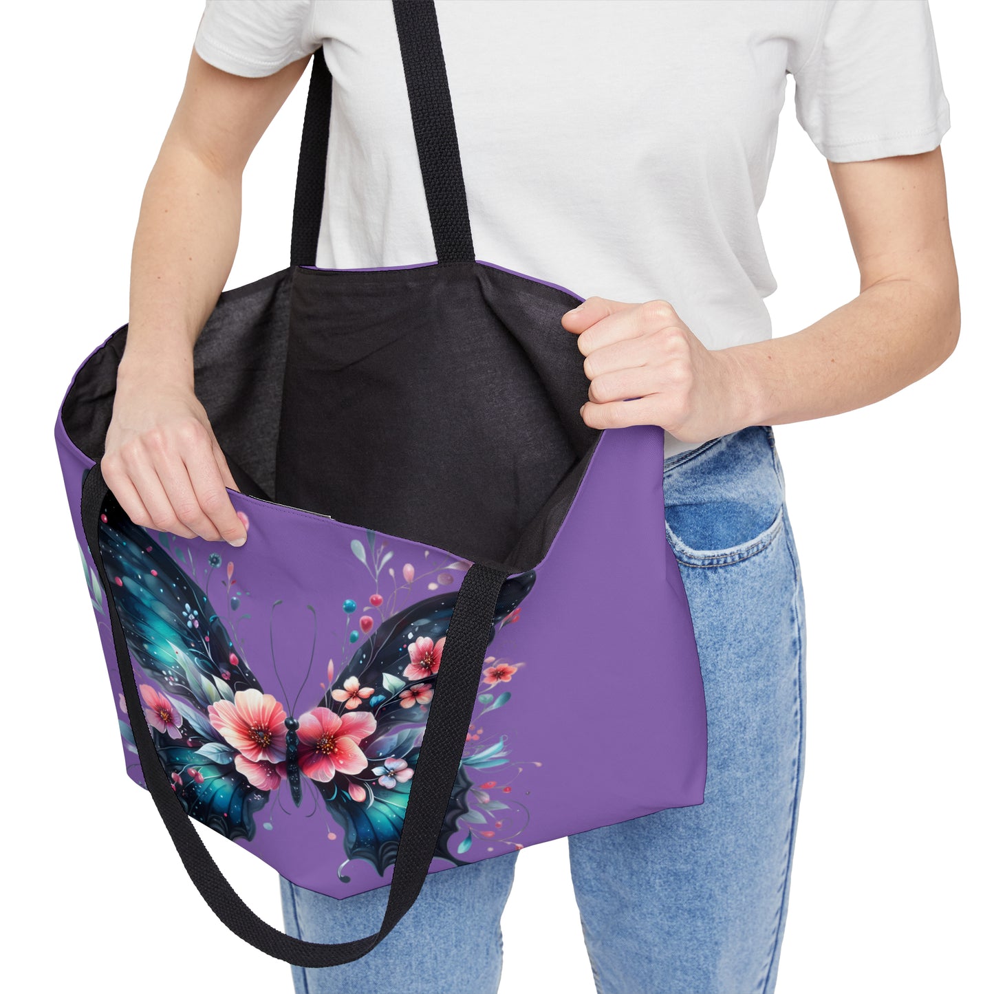 Butterfly Weekender Tote Bags
