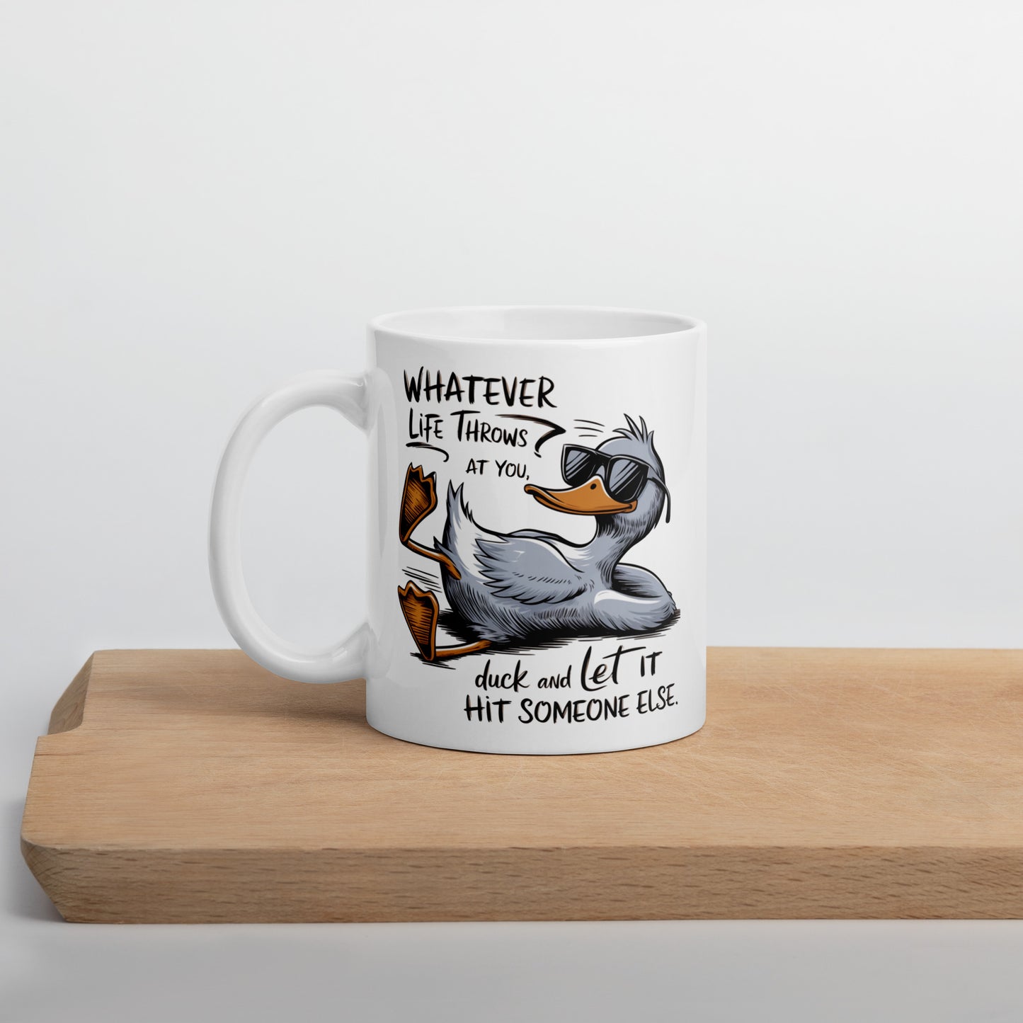 "Duck!" Ceramic Mug