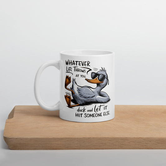 "Duck!" Ceramic Mug