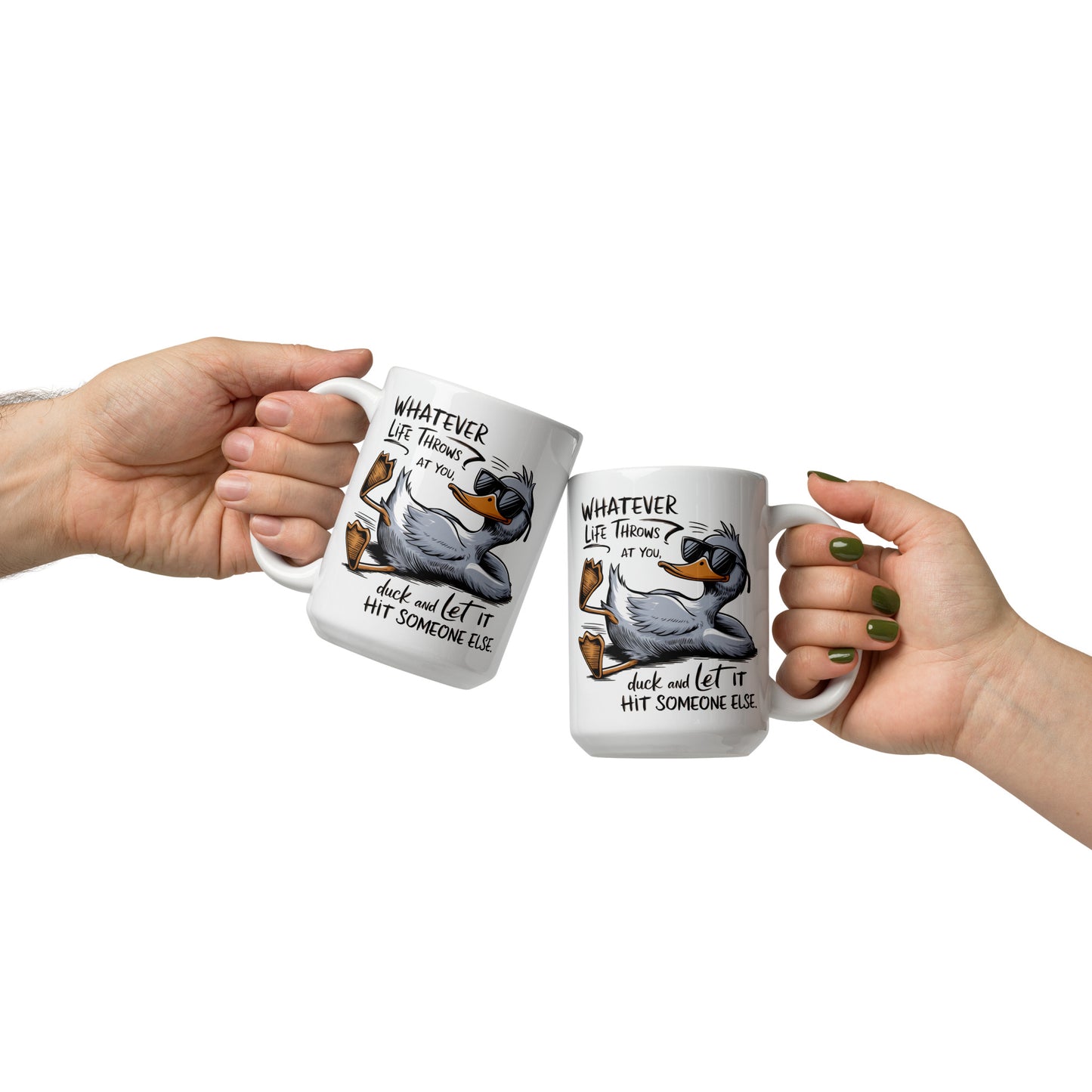 "Duck!" Ceramic Mug