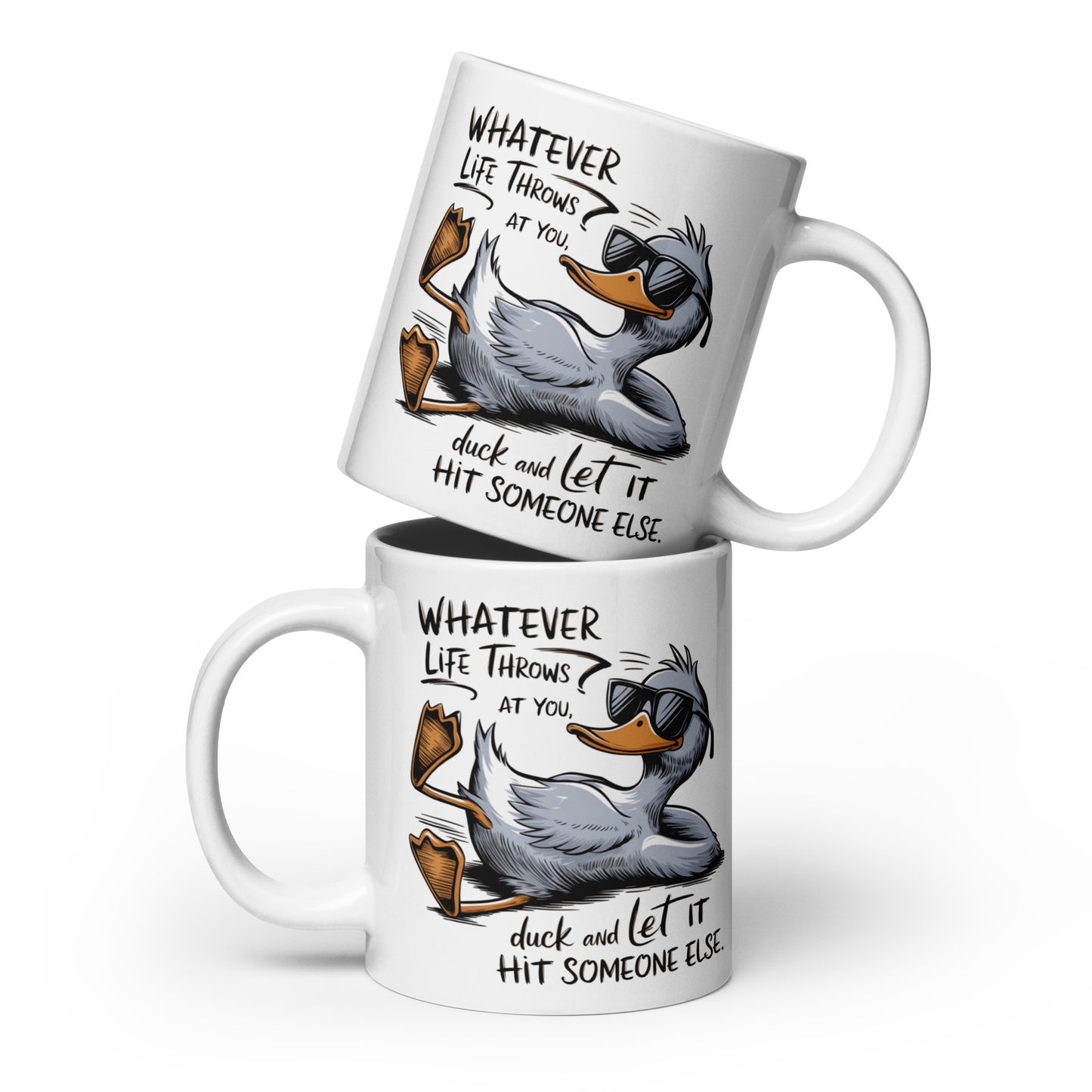 "Duck!" Ceramic Mug