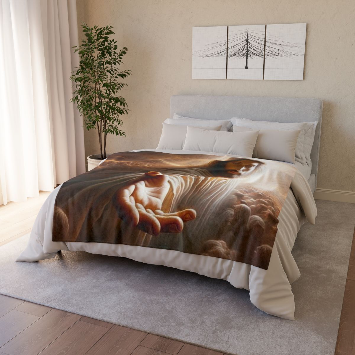 Jesus Saves Soft Plush Blanket