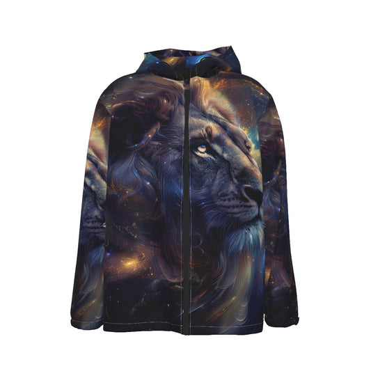 Men's Lion Print Windbreaker