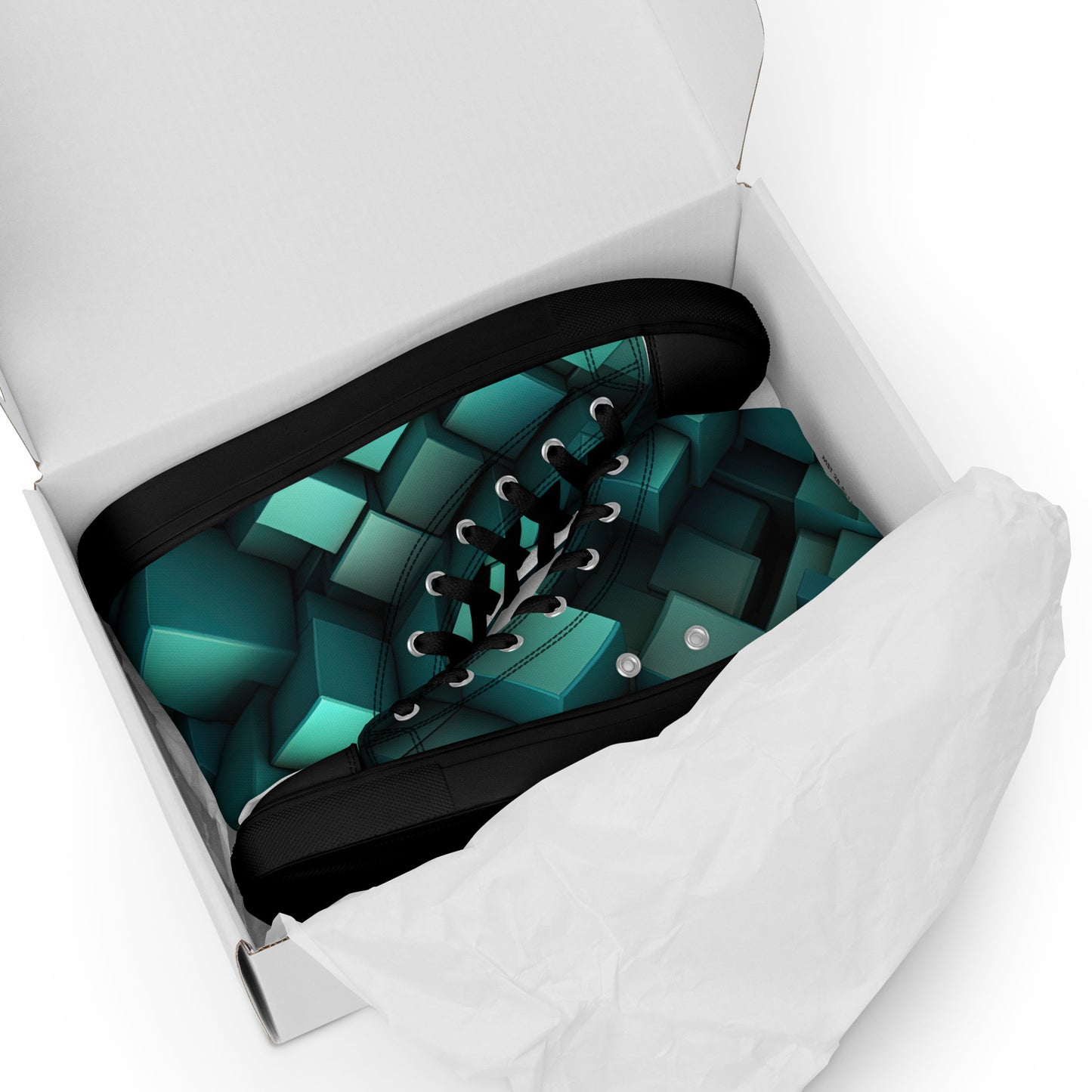 Men's 3D High Top Canvas Shoes