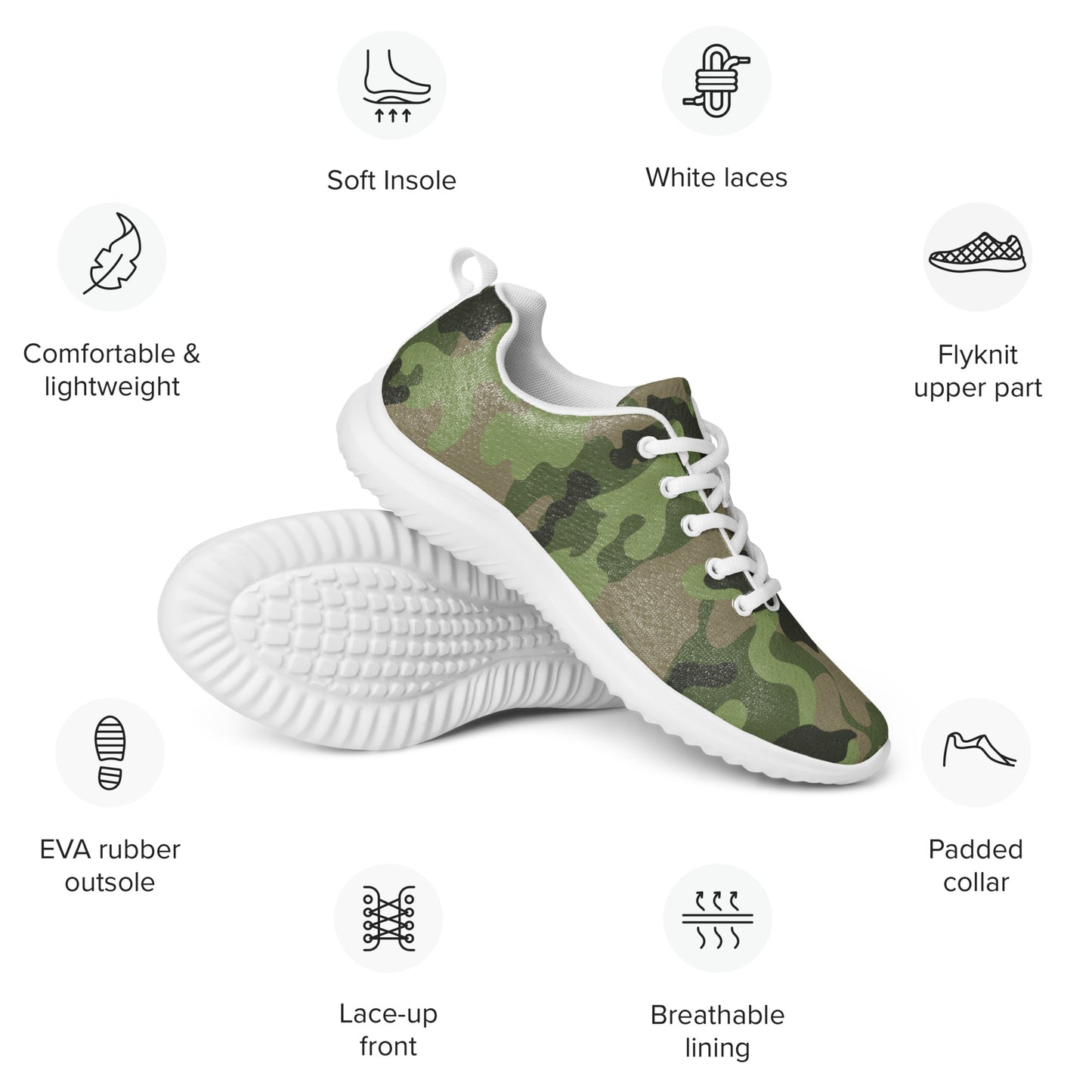 Men's Camouflage Athletic Shoes