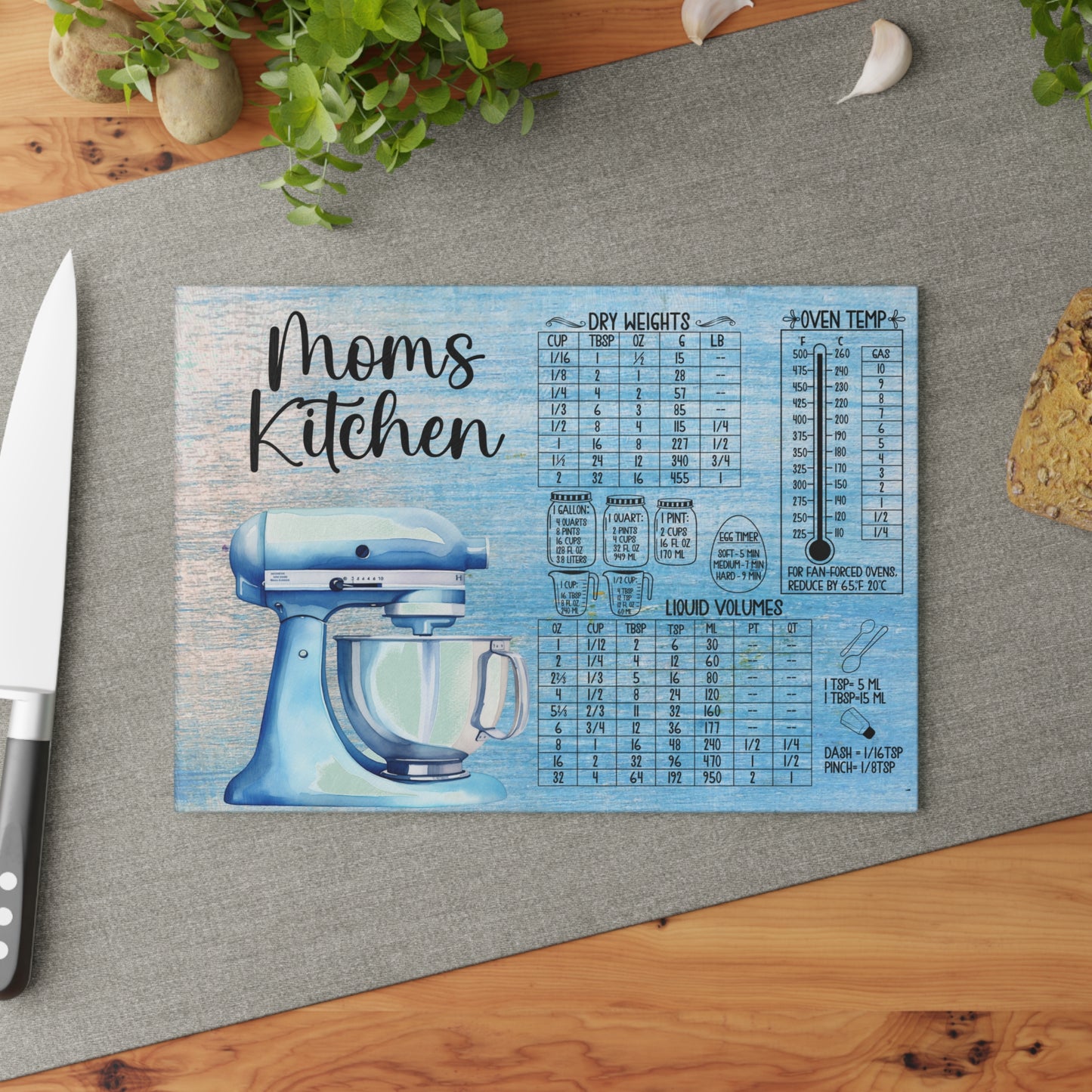 Mom's Kitchen Cutting Board