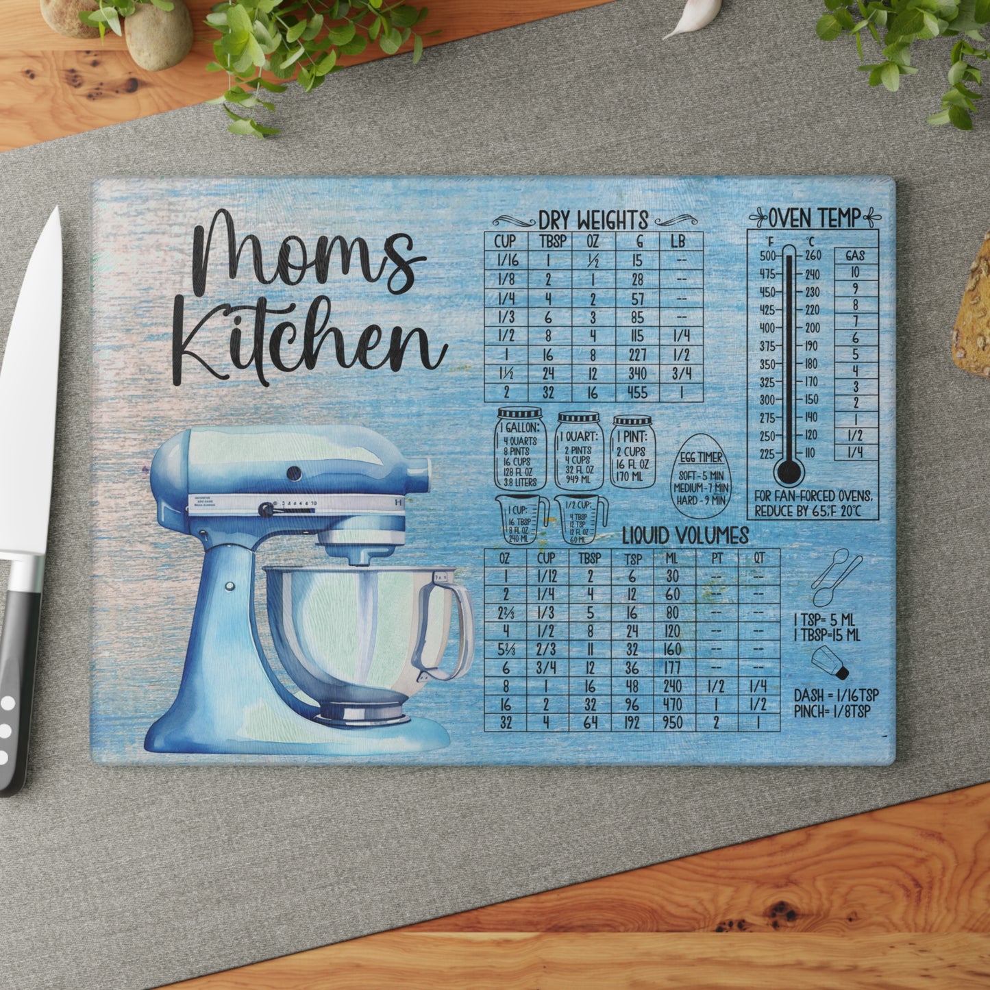 Mom's Kitchen Cutting Board