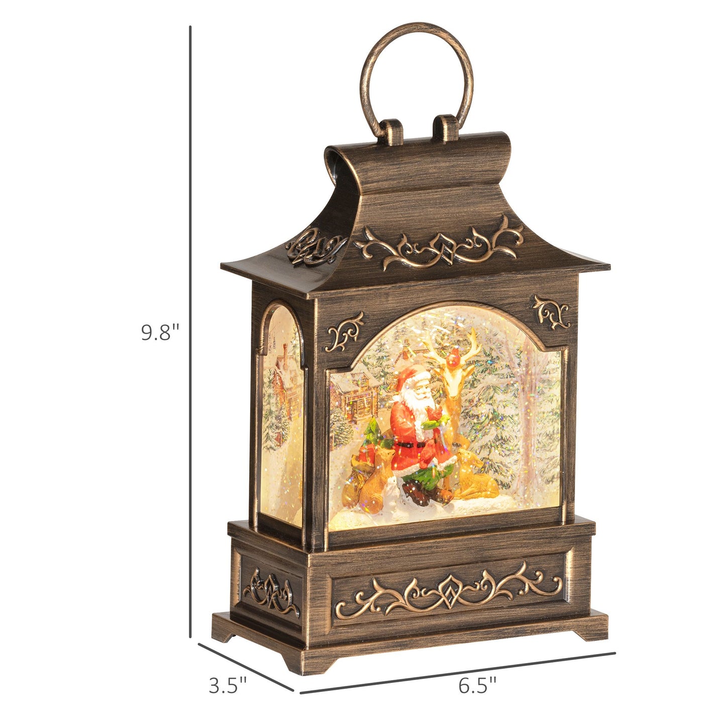 Musical Lighted Snow Lantern