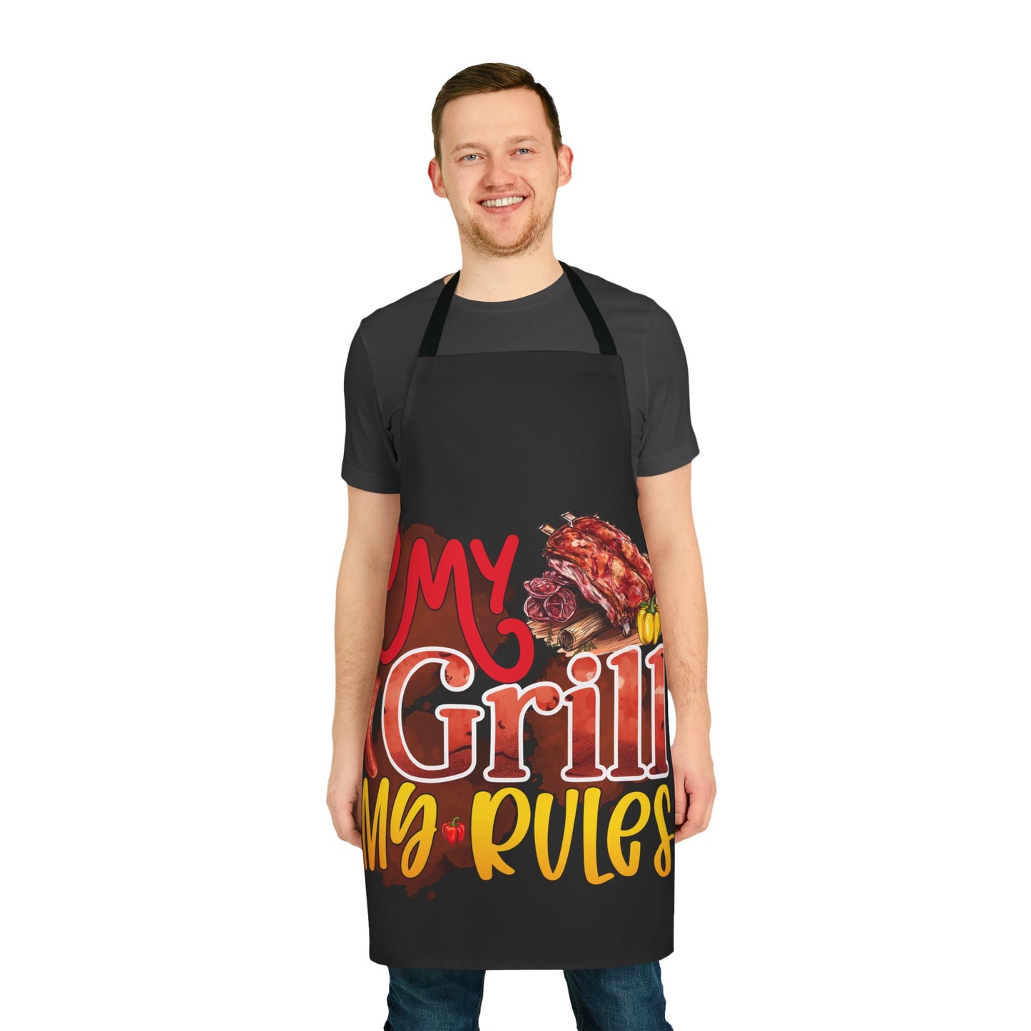 My Grill My Rules Unisex Apron