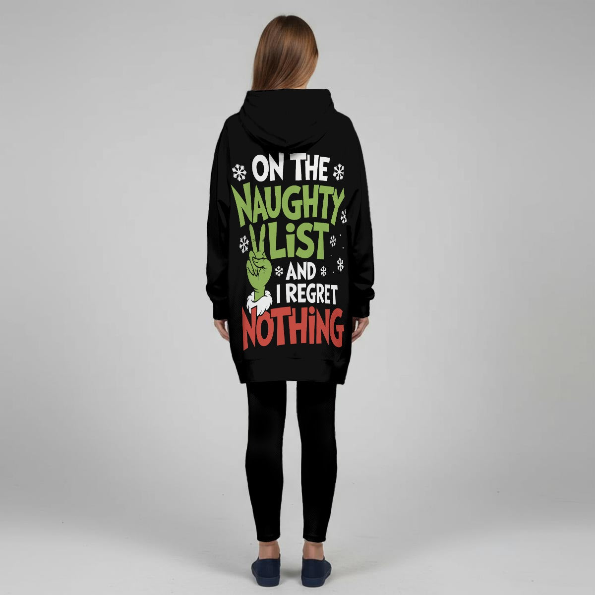 "Naughty List and Loving It" Ladies Hoodie Set