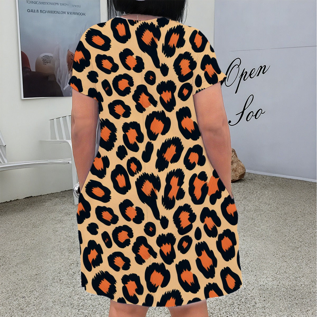 Ladies Plus Sized T-Shirt Dress