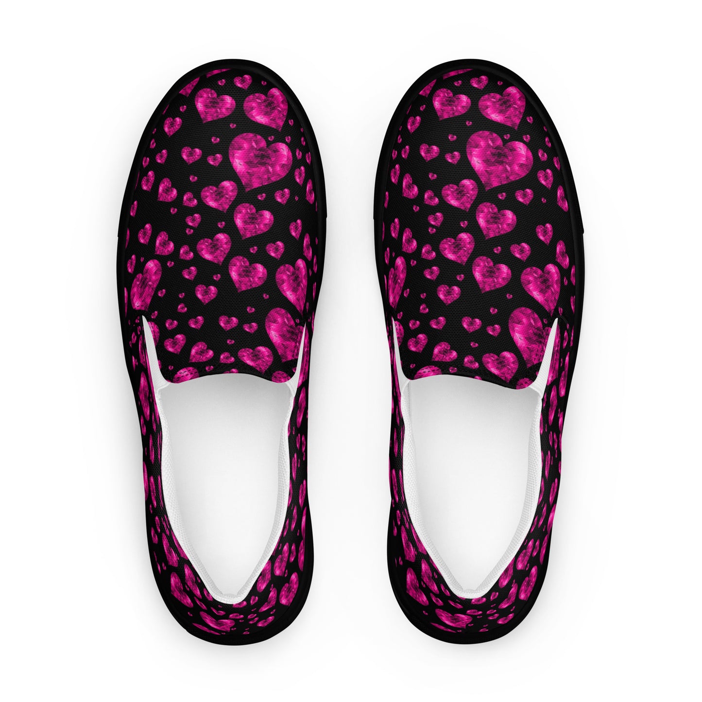 Women's Purple Heart Slip-On Canvas Shoes