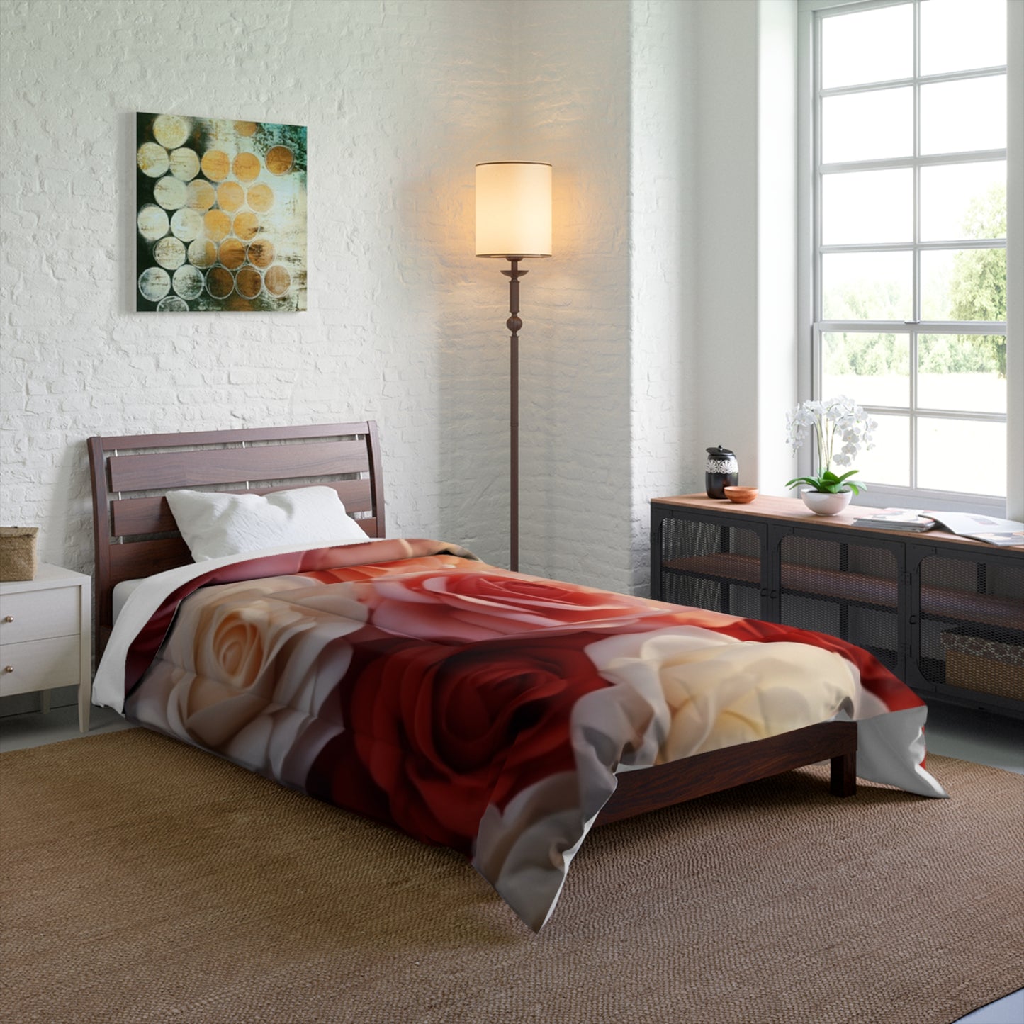 Multi-Color Rose Comforter