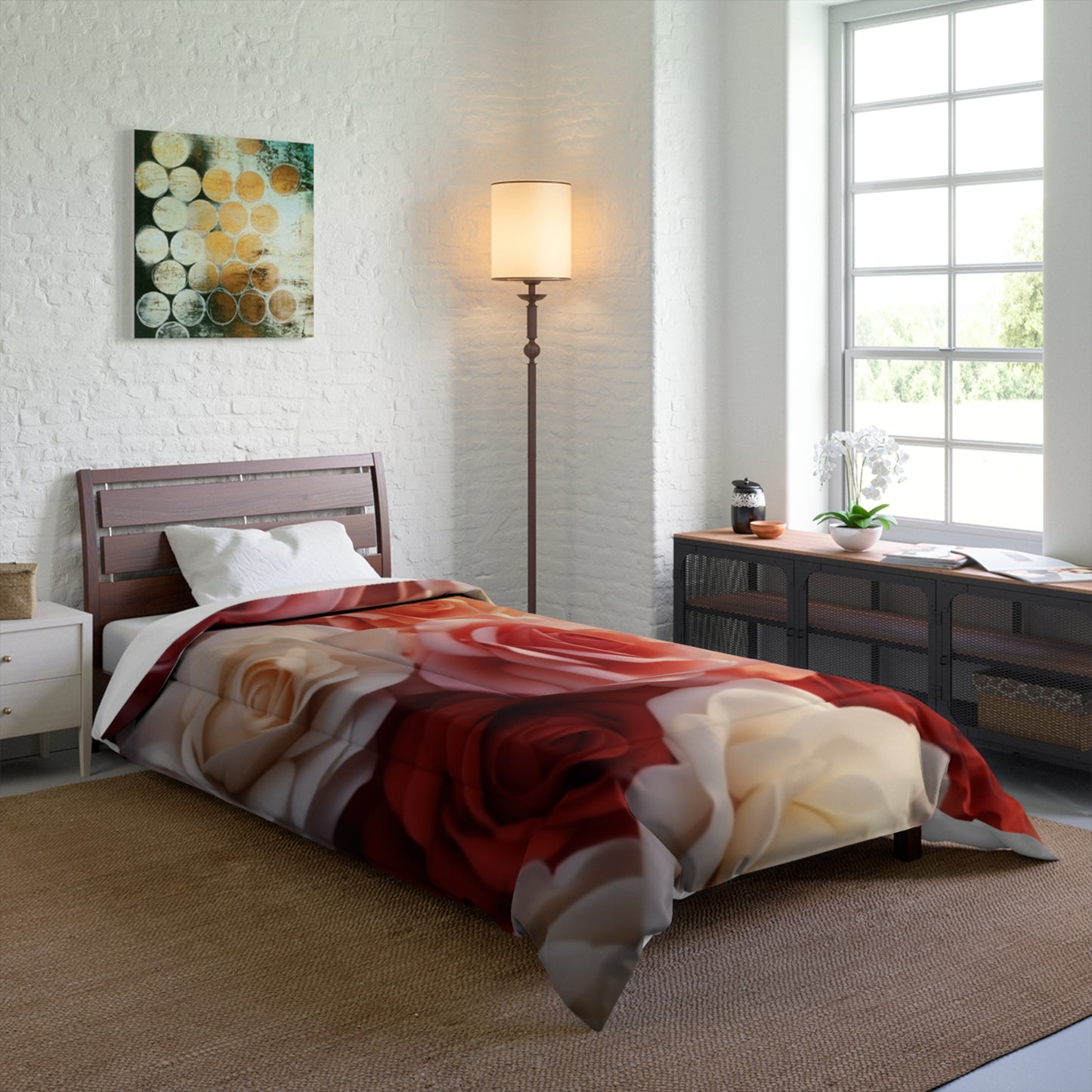 Multi-Color Rose Comforter