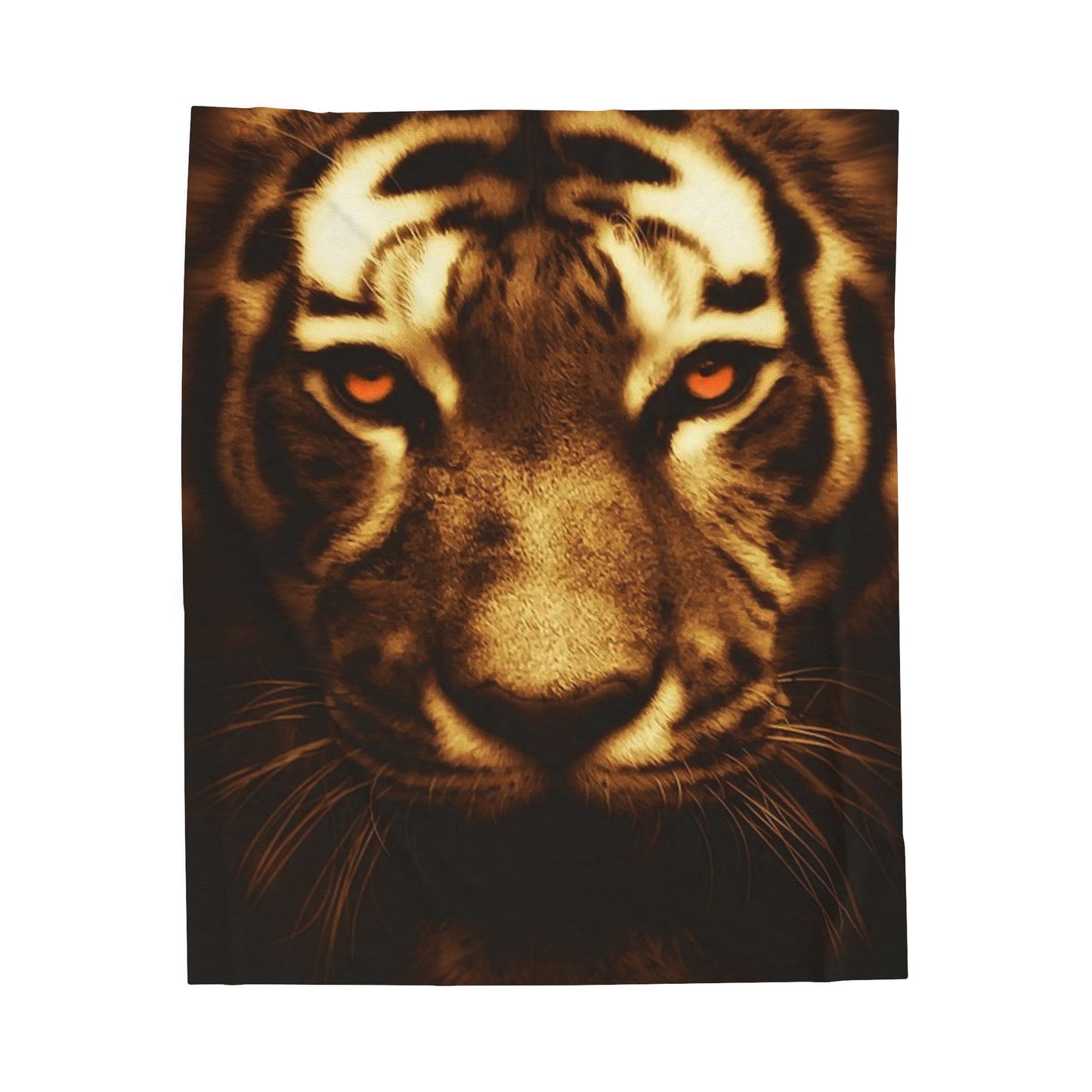 Tiger Velveteen Plush Blanket