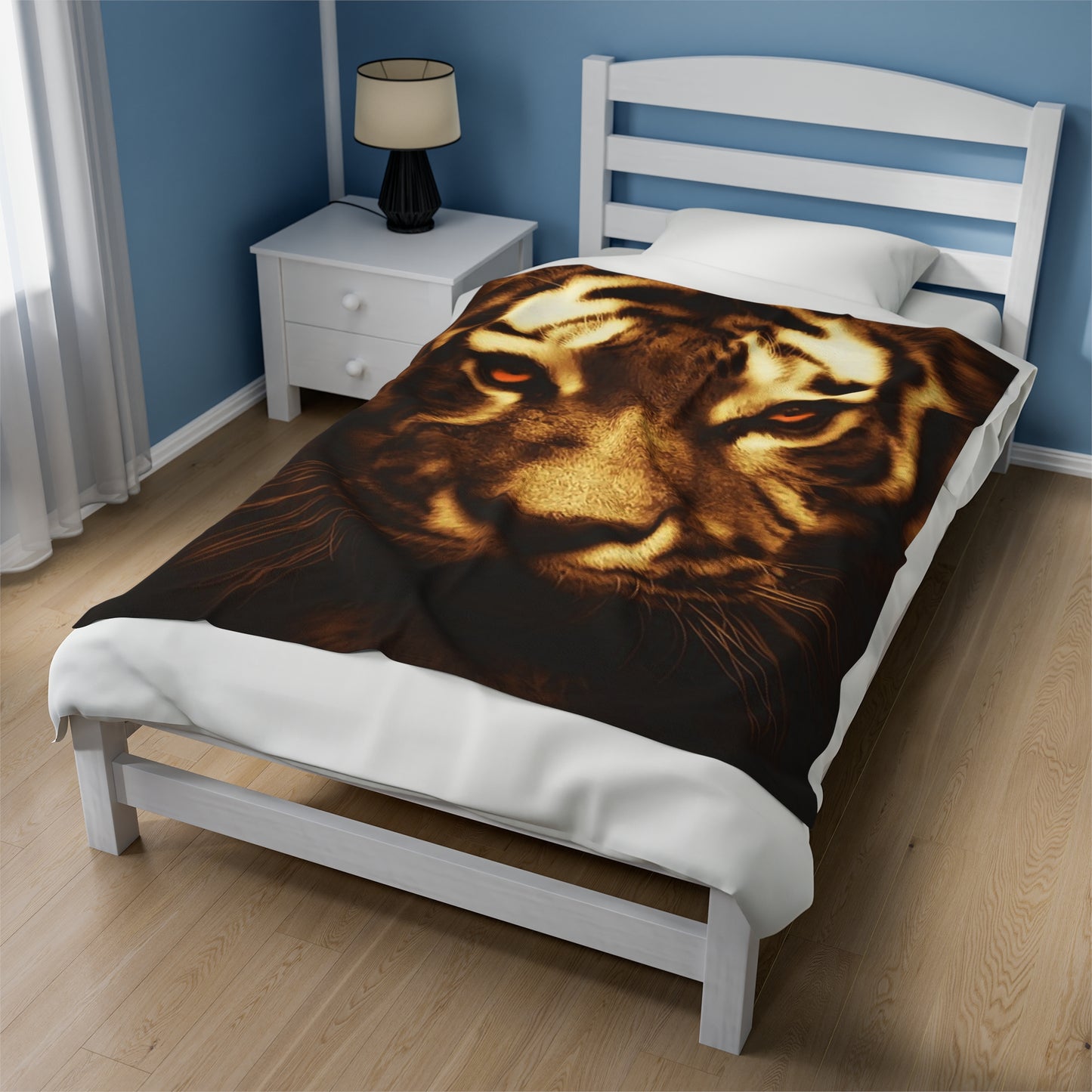Tiger Velveteen Plush Blanket
