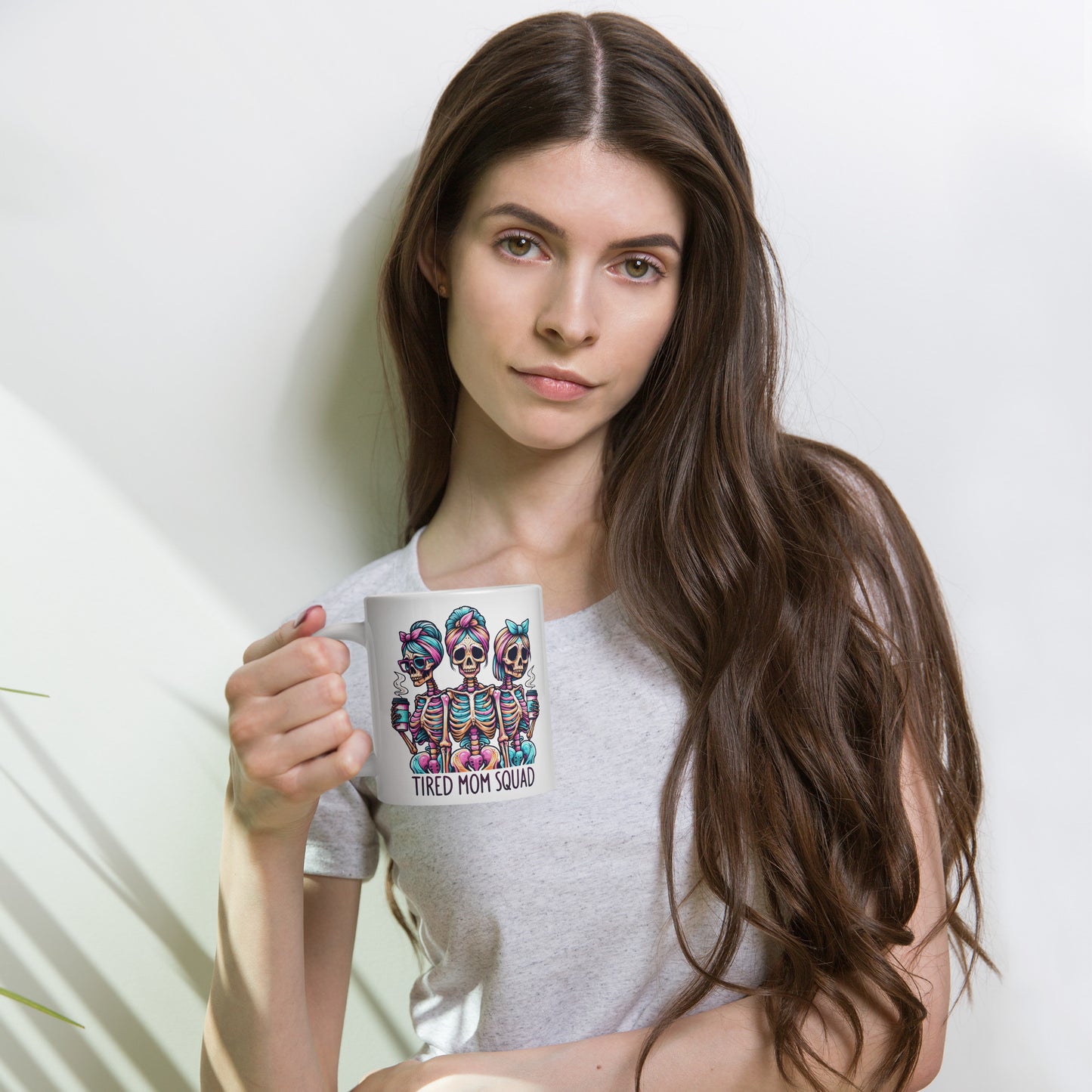 Tired Mom Squad Ceramic Coffee Mug