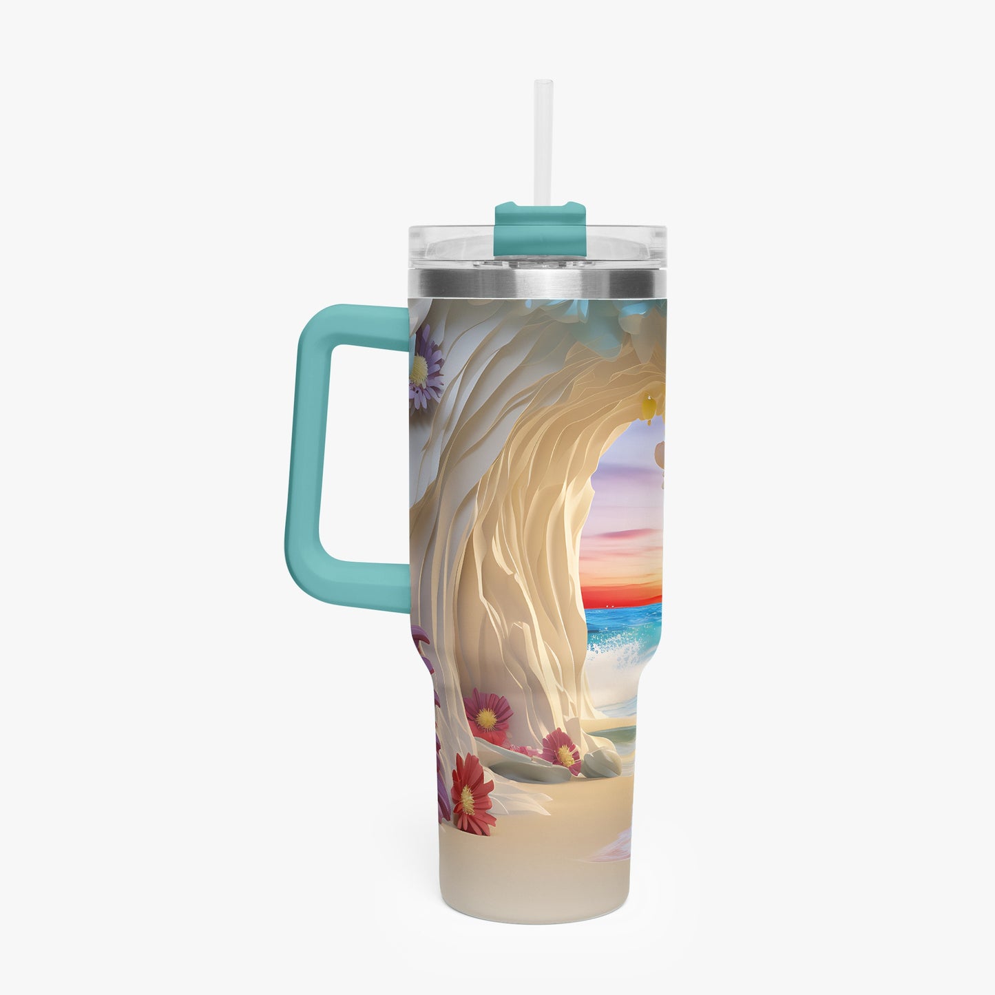 Tropical 40oz Insulated Tumbler