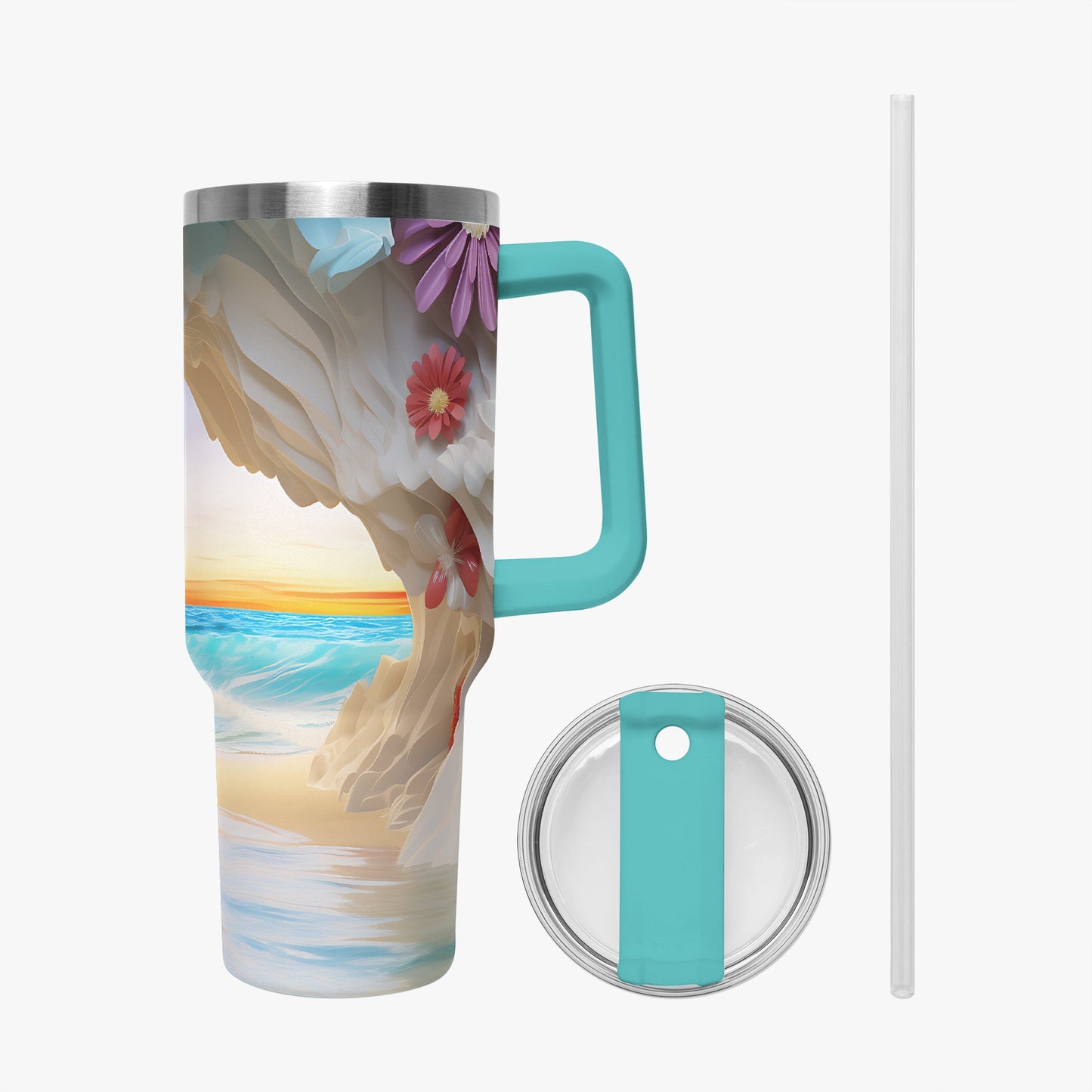 Tropical 40oz Insulated Tumbler
