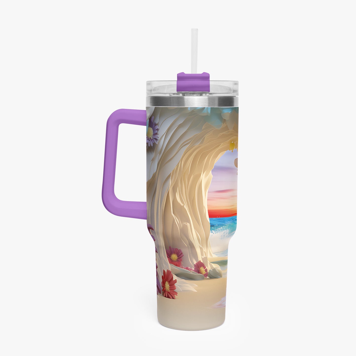 Tropical 40oz Insulated Tumbler