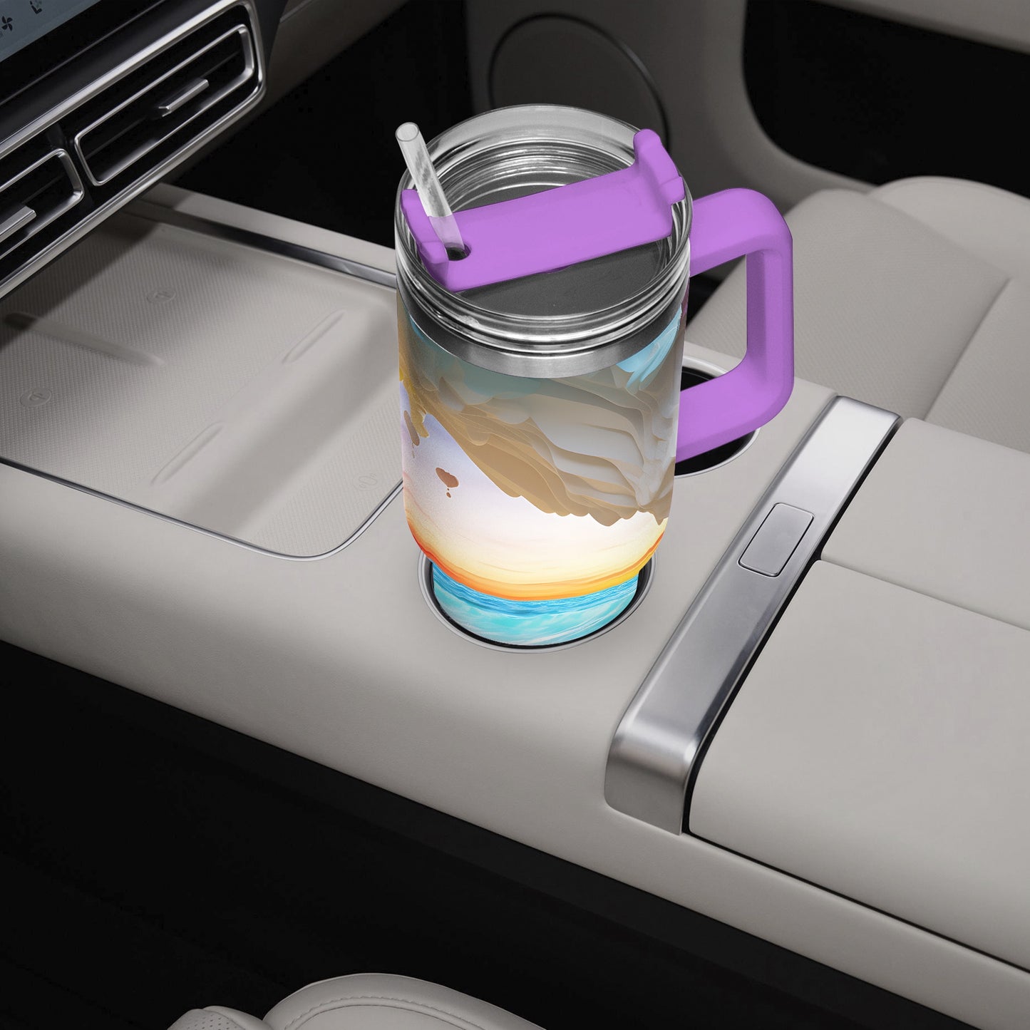 Tropical 40oz Insulated Tumbler