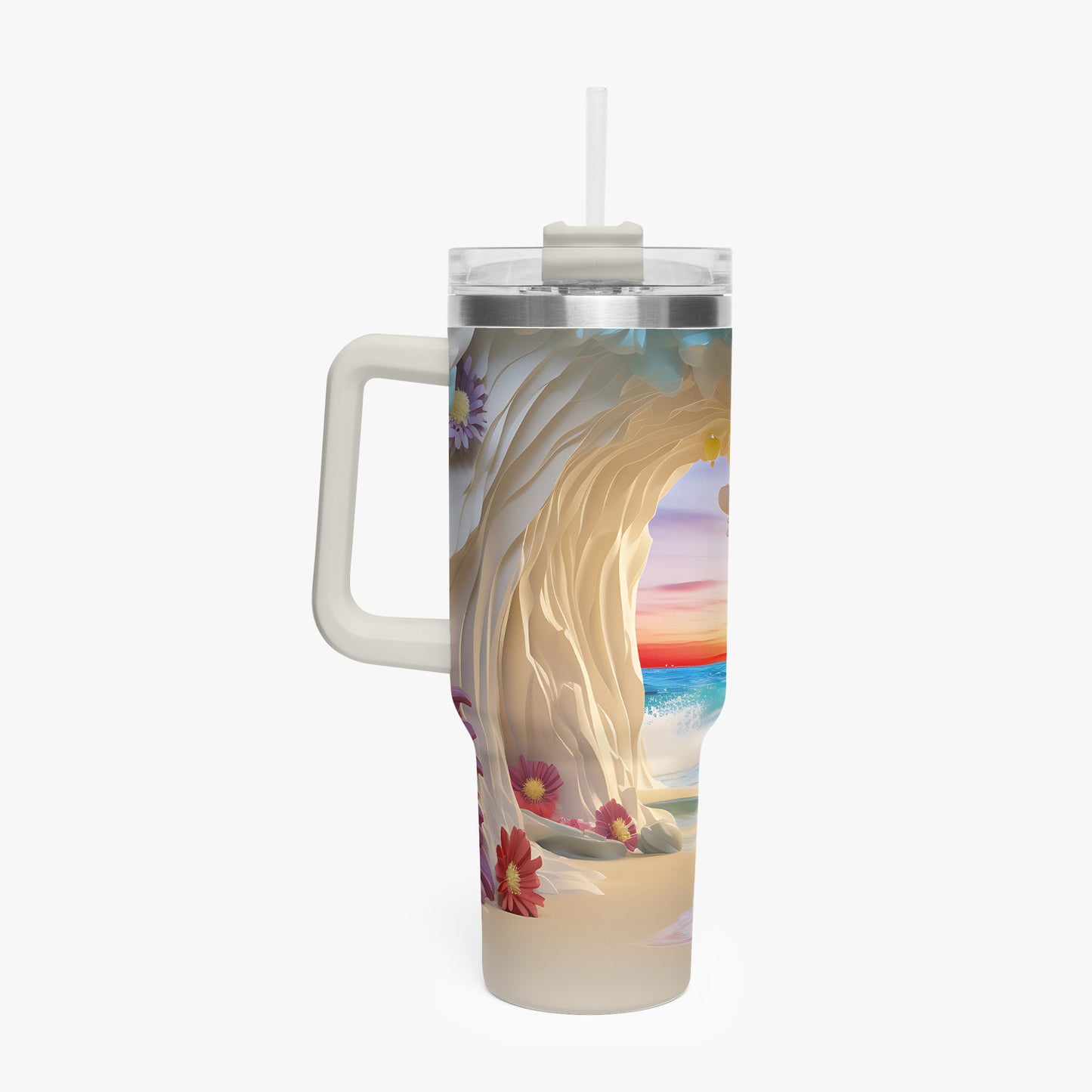 Tropical 40oz Insulated Tumbler