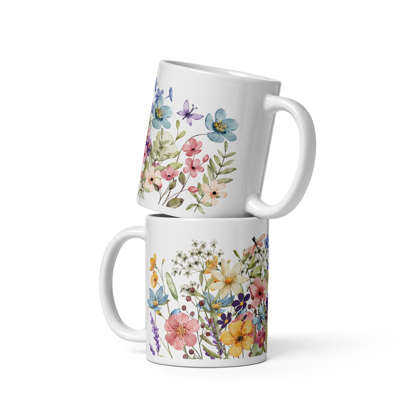Wildflower Ceramic Coffee Mug