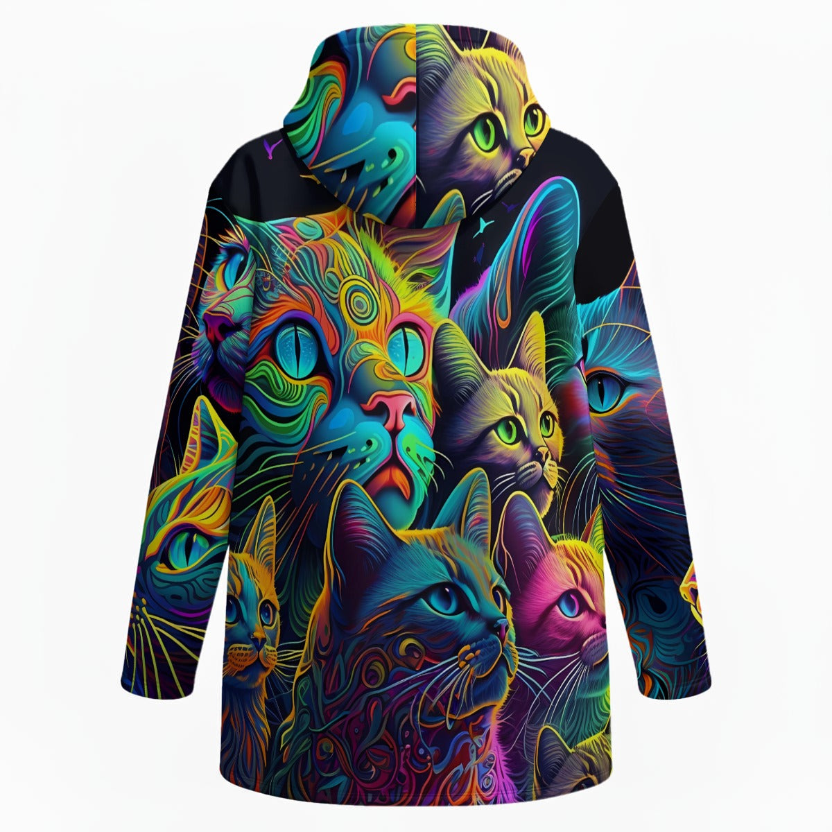 Cosmic Cats Ladies Hoodie Jacket