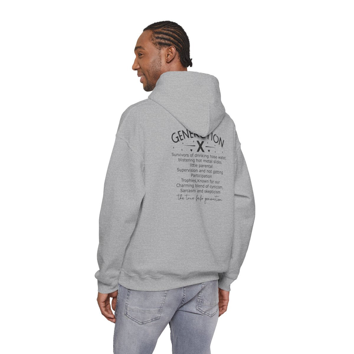 "Gen X Raised on Hose Water and Neglect" Unisex Hoodie