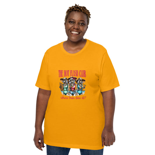 "Hot Flash Club" Ladies Tee