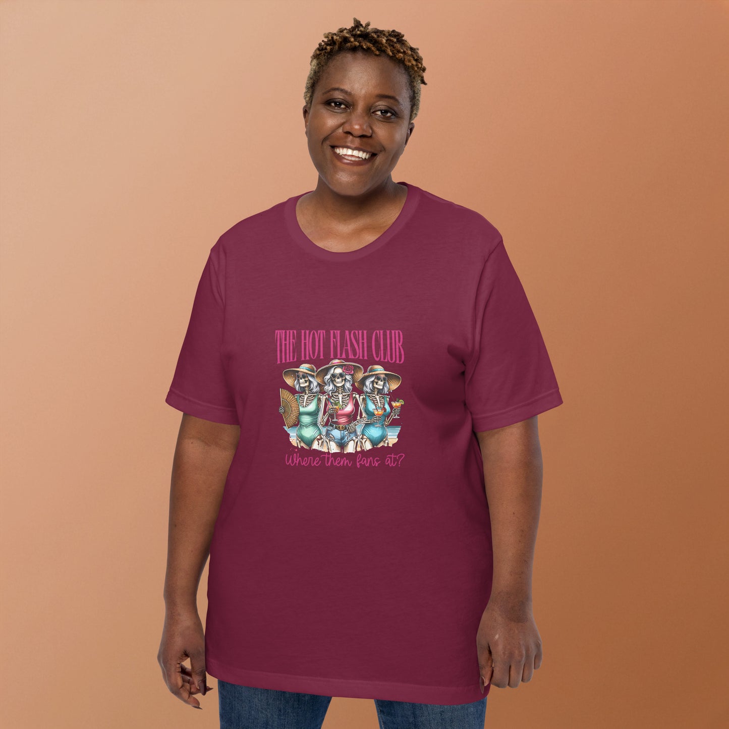 "Hot Flash Club" Ladies Tee