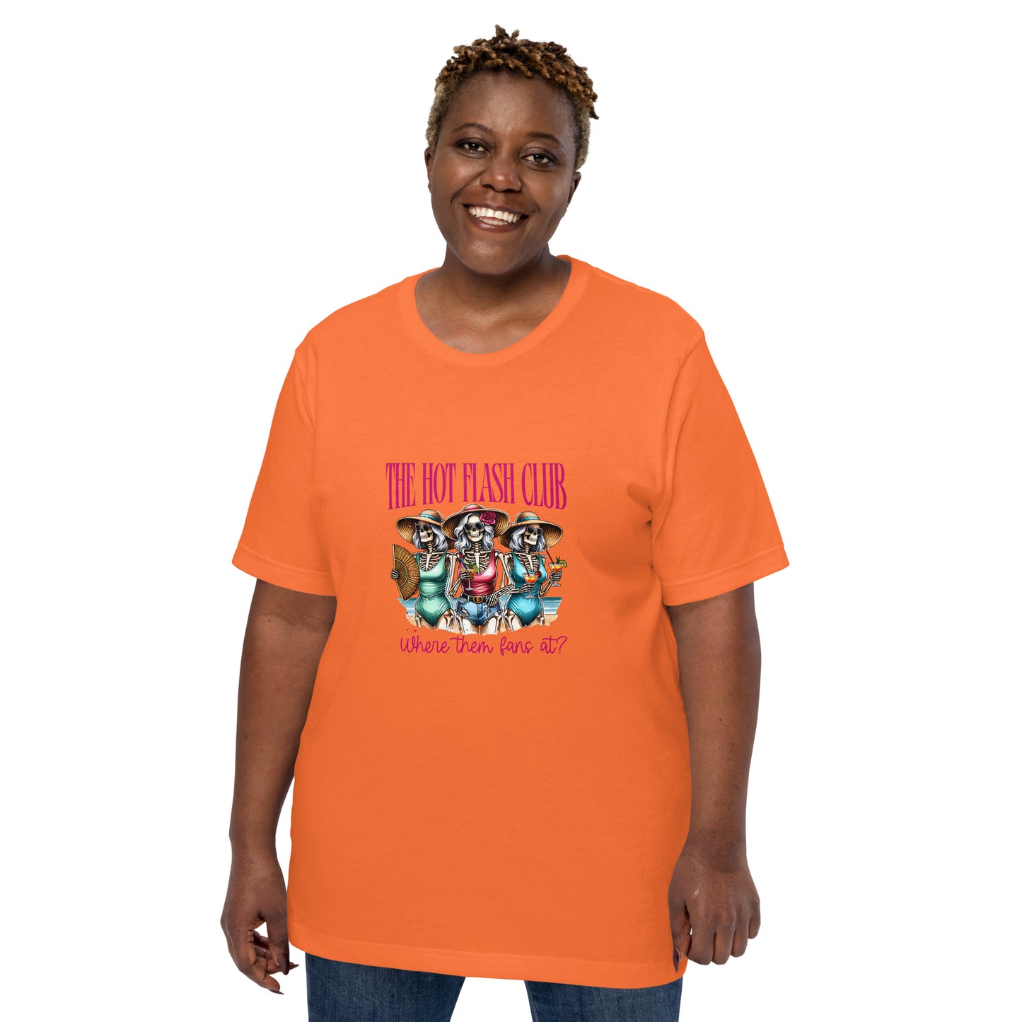 "Hot Flash Club" Ladies Tee