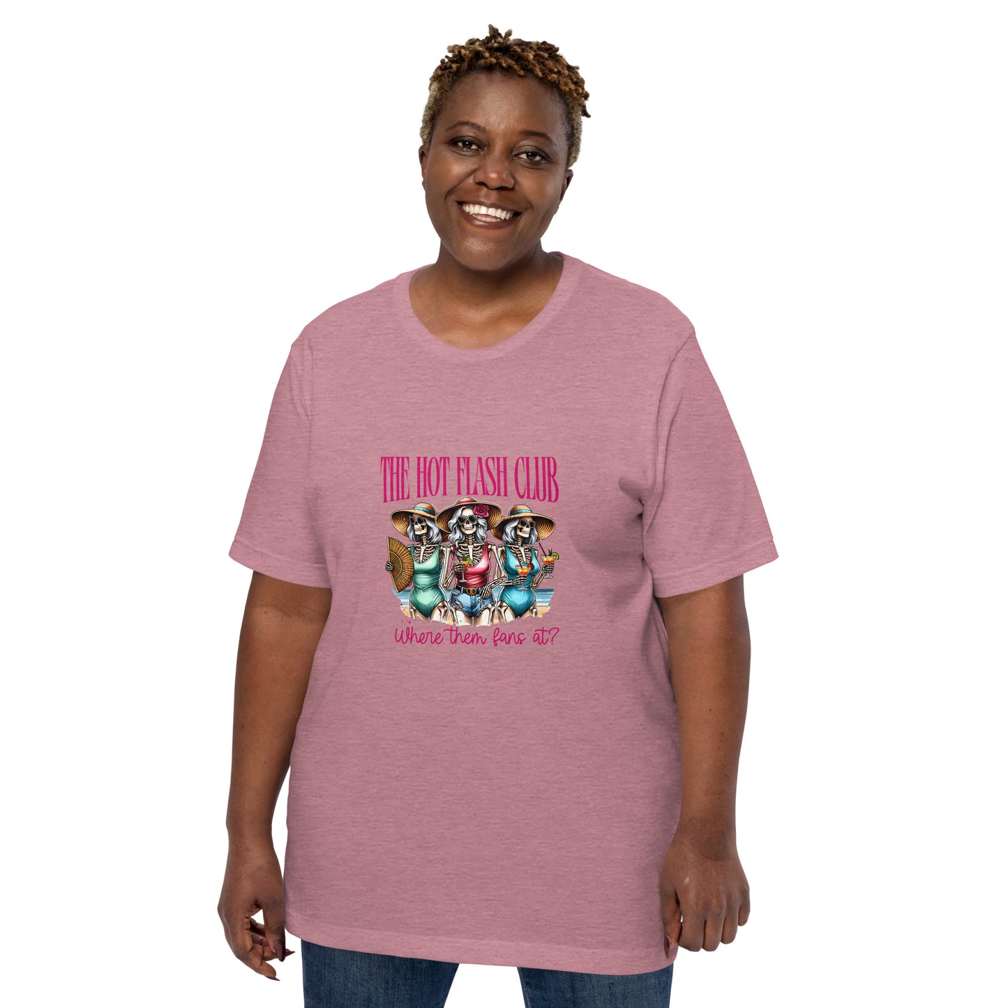 "Hot Flash Club" Ladies Tee