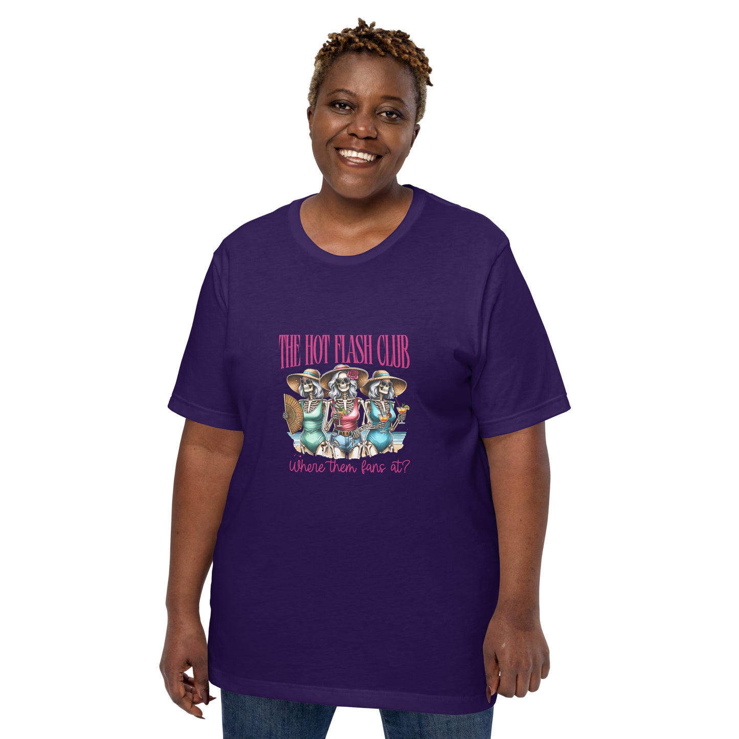"Hot Flash Club" Ladies Tee