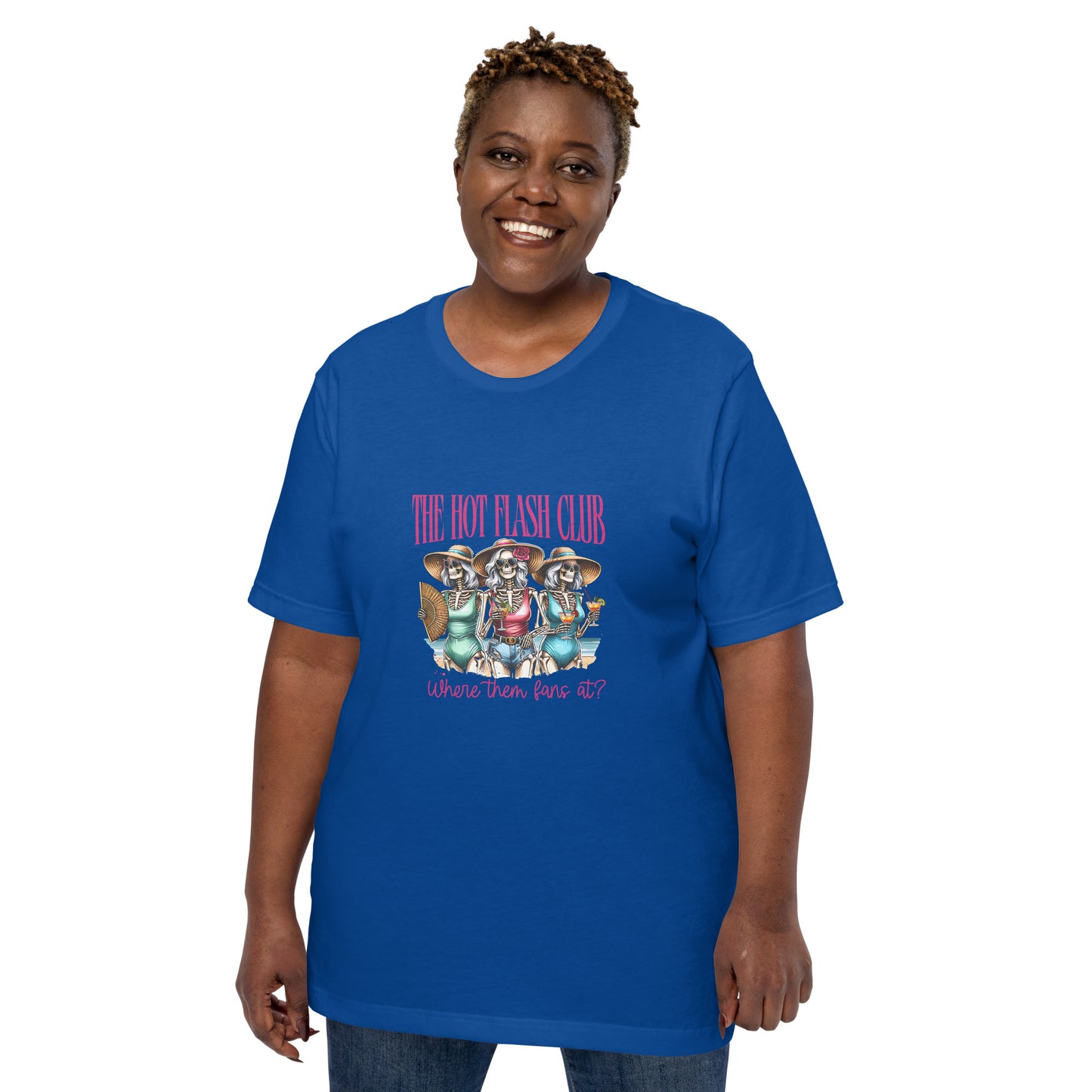 "Hot Flash Club" Ladies Tee
