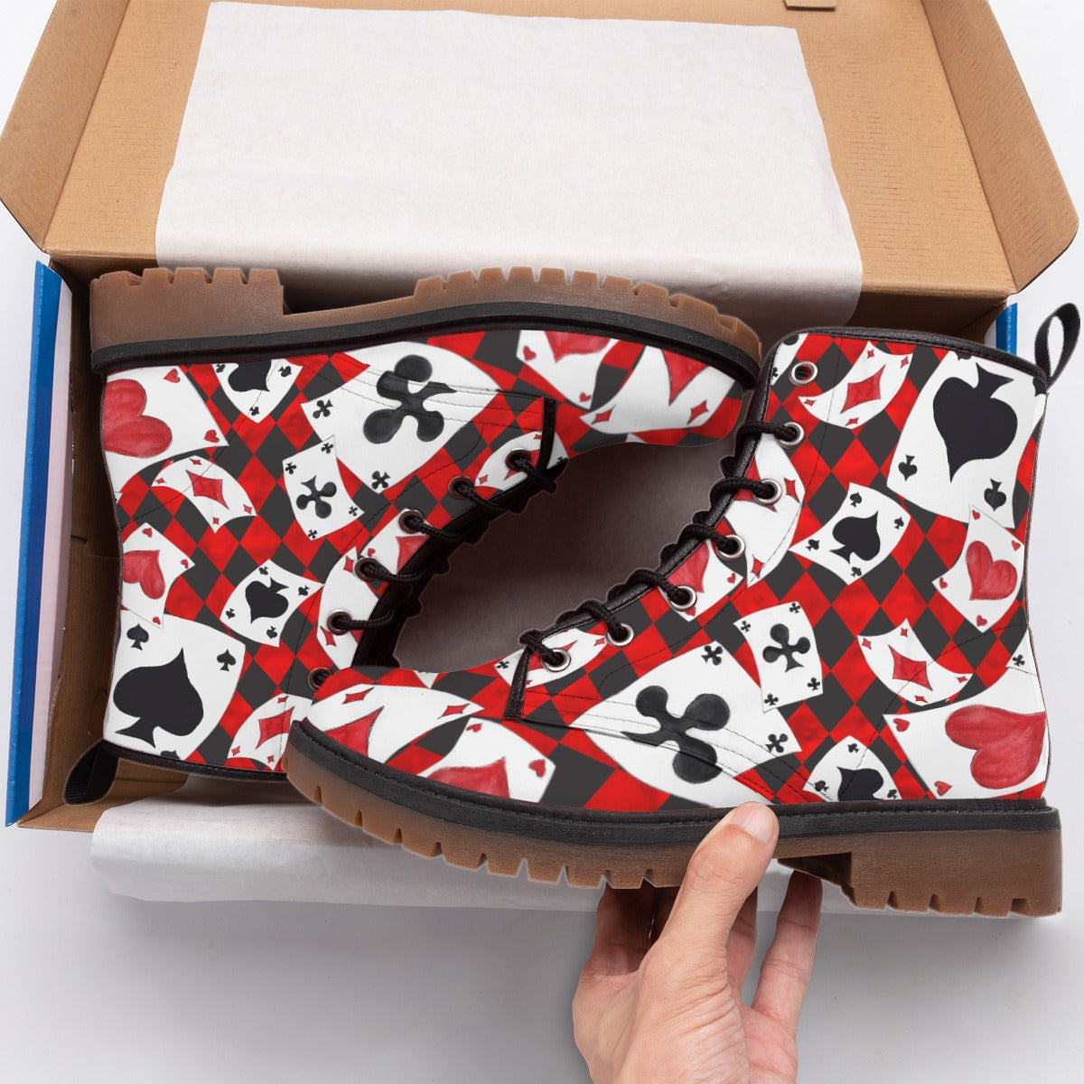 Ladies Red Wonderland Boots