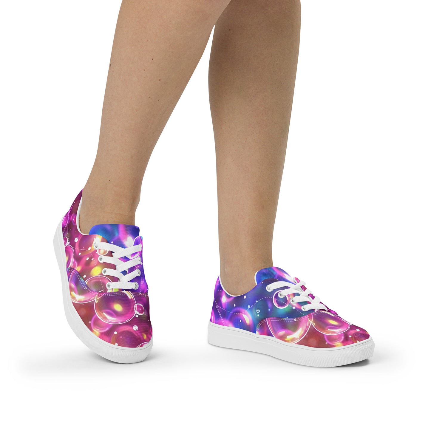 Women's Bubbly Lace Up Canvas Shoes