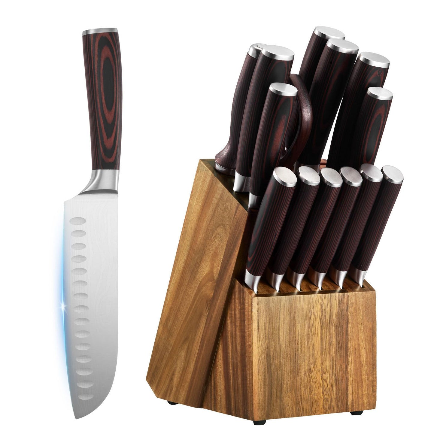 15pc High Carbon Stainless Steel Knife Set