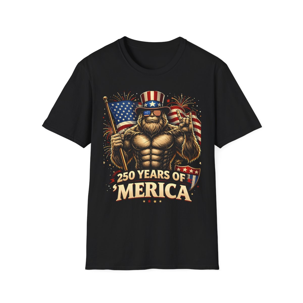 Bigfoot "250 Years of America" T-Shirt