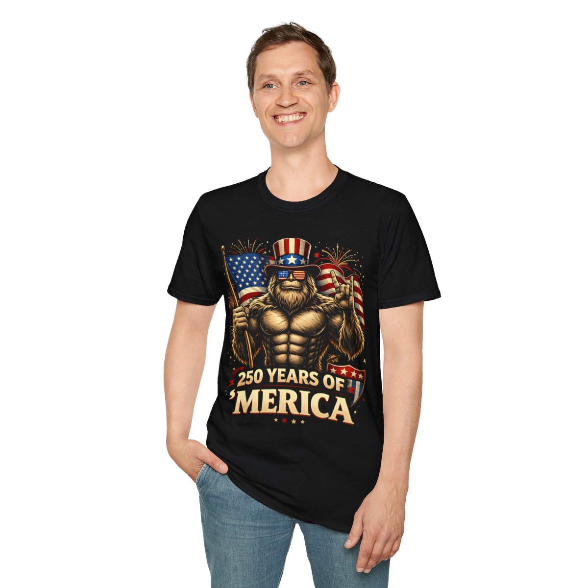 Bigfoot "250 Years of America" T-Shirt