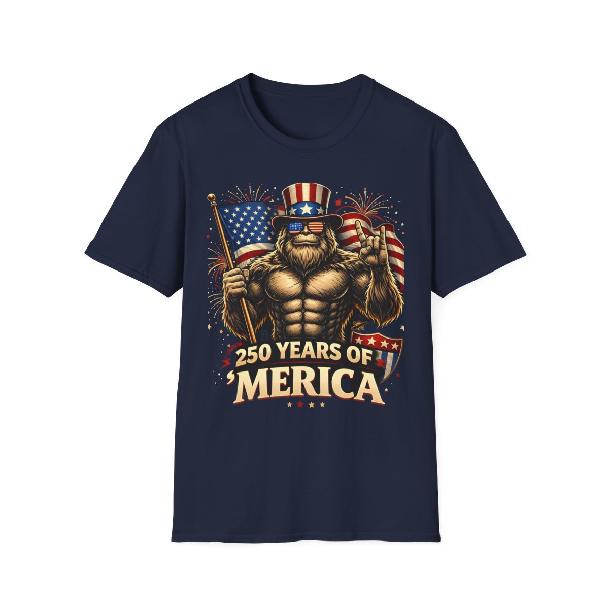 Bigfoot "250 Years of America" T-Shirt