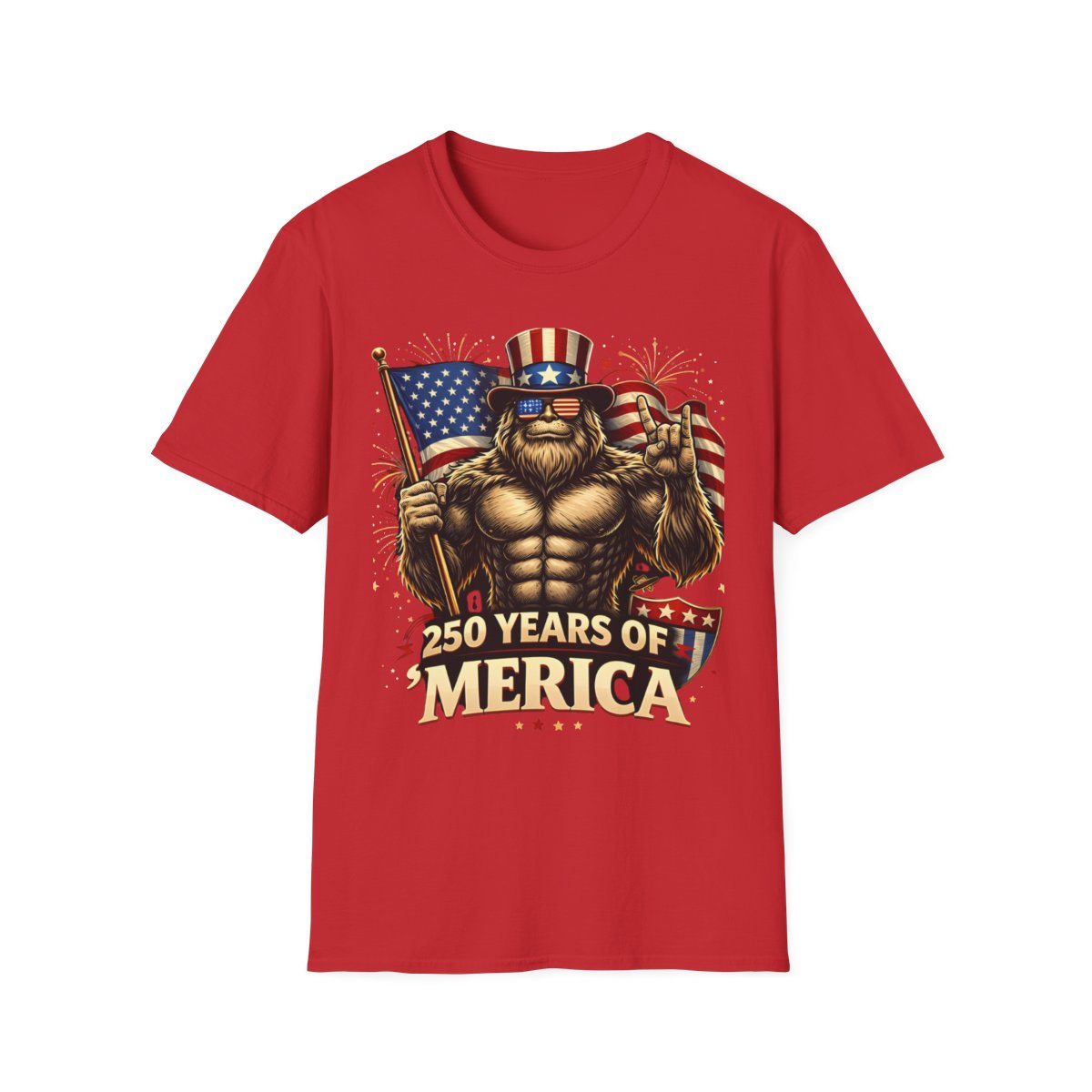 Bigfoot "250 Years of America" T-Shirt