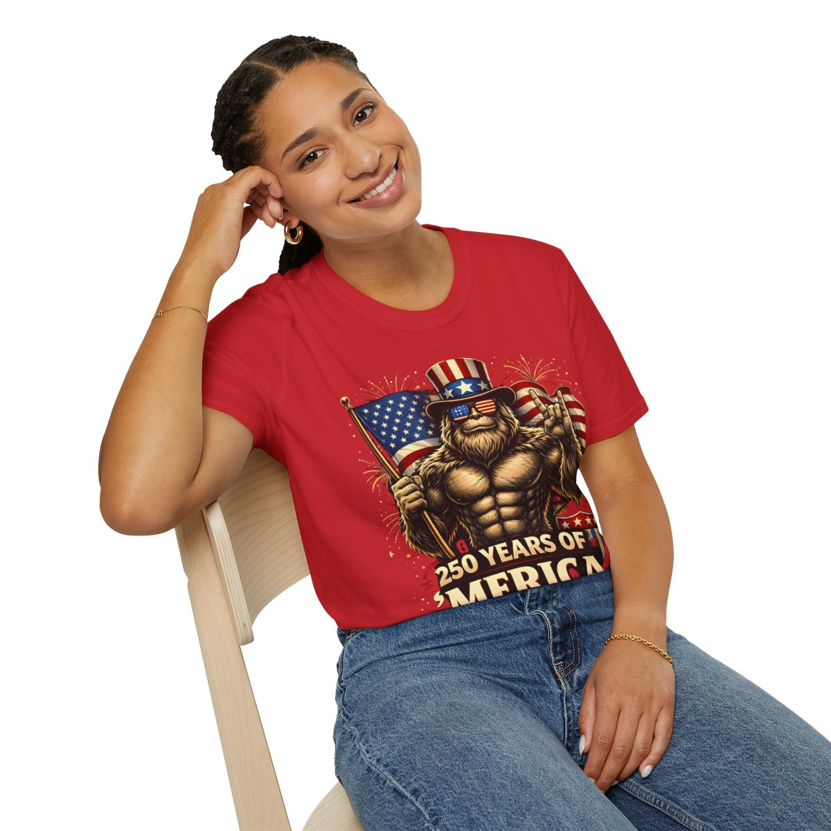 Bigfoot "250 Years of America" T-Shirt