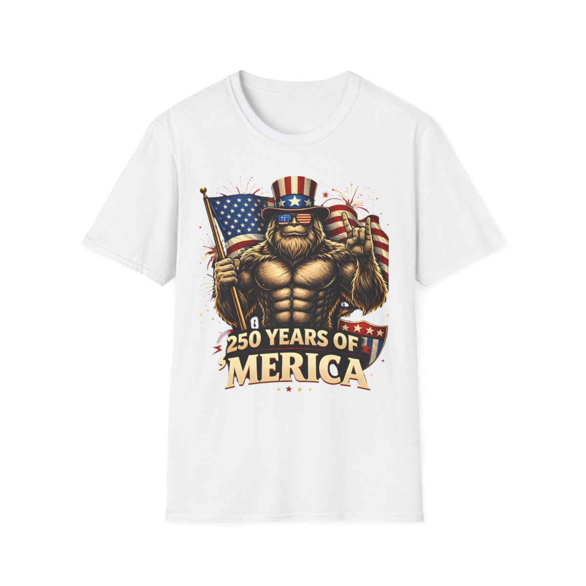 Bigfoot "250 Years of America" T-Shirt