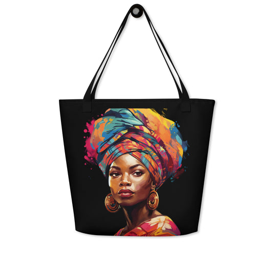 African Beauty Tote Bags